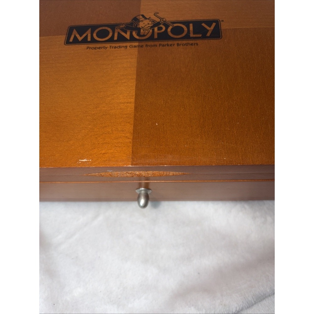 Michael Graves Design Monopoly Wooden Game Box Folds W/Storage Vtg 2002 Read GVC - Picture 3 of 16